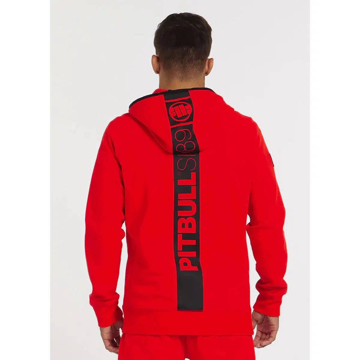 Herren Kapuzenjacke Hermes-Jacken/ Zipper-PIT BULL WEST COAST-Rot-S-Maniac-Sports