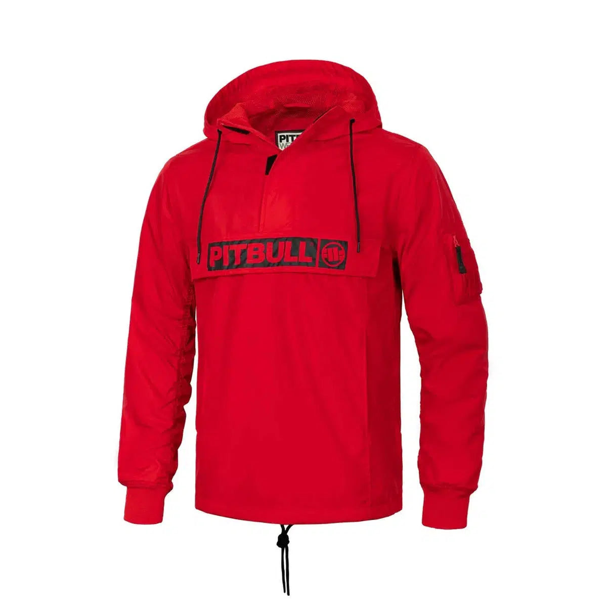 Herren übergangsjacke Känguru-Kapuzenjacke Loring-Jacken/ Zipper-PIT BULL WEST COAST-Schwarz-S-Maniac-Sports