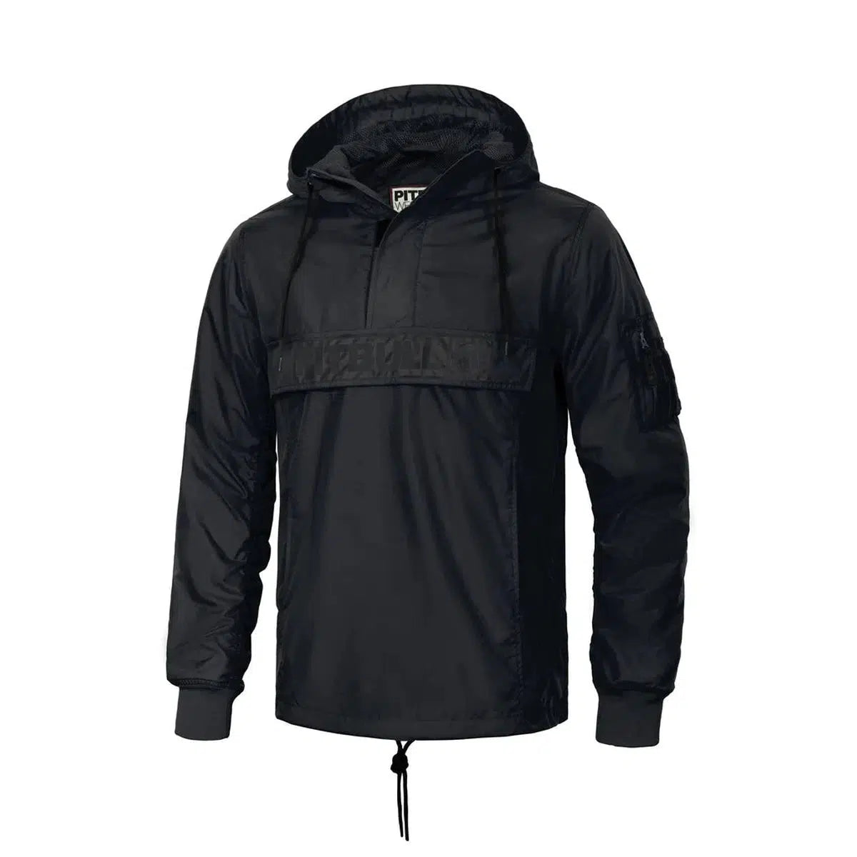 Herren übergangsjacke Känguru-Kapuzenjacke Loring-Jacken/ Zipper-PIT BULL WEST COAST-Schwarz-S-Maniac-Sports