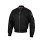 Herren übergangsjacke MA-1 Verano-Jacken/ Zipper-PIT BULL WEST COAST-Schwarz-S-Maniac-Sports