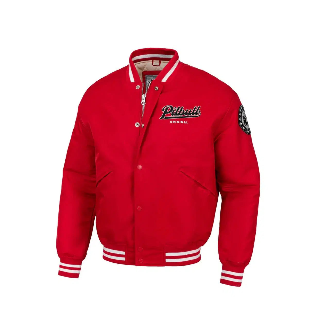 Herren übergangsjacke Seabridge-Jacken/ Zipper-PIT BULL WEST COAST-Rot-S-Maniac-Sports