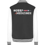 Hobby Mediziner College Jacket-Jacken/ Zipper-Maniac-Sports-Black/White-XS-Maniac-Sports