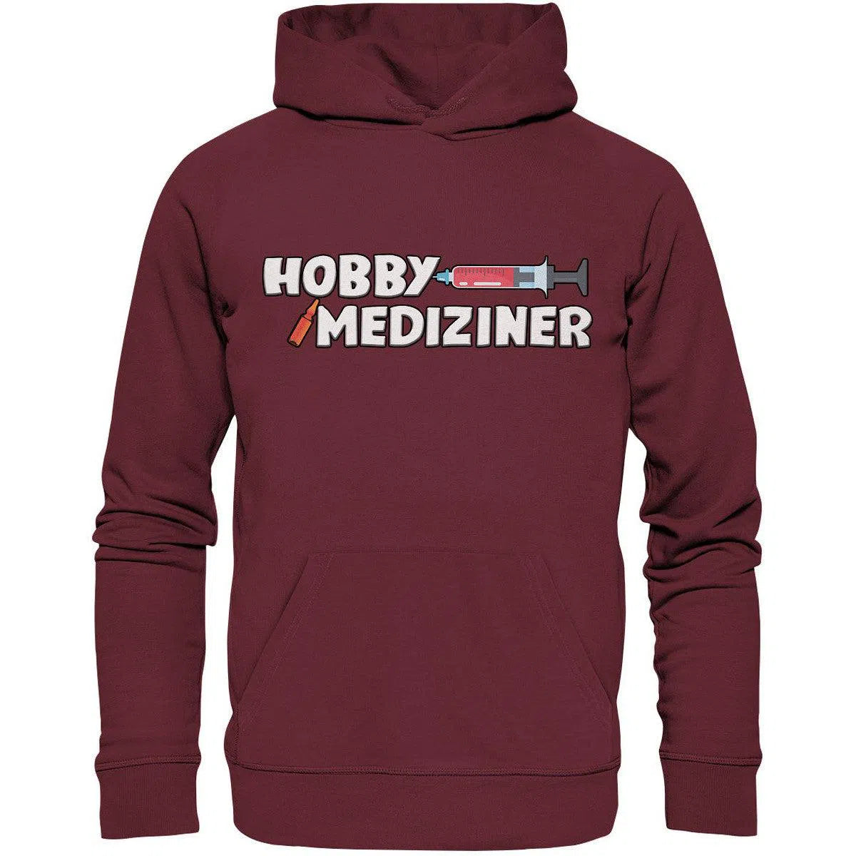 Hobby Mediziner Hoodie-Hoodies-Maniac-Sports-Burgundy-XS-Maniac-Sports
