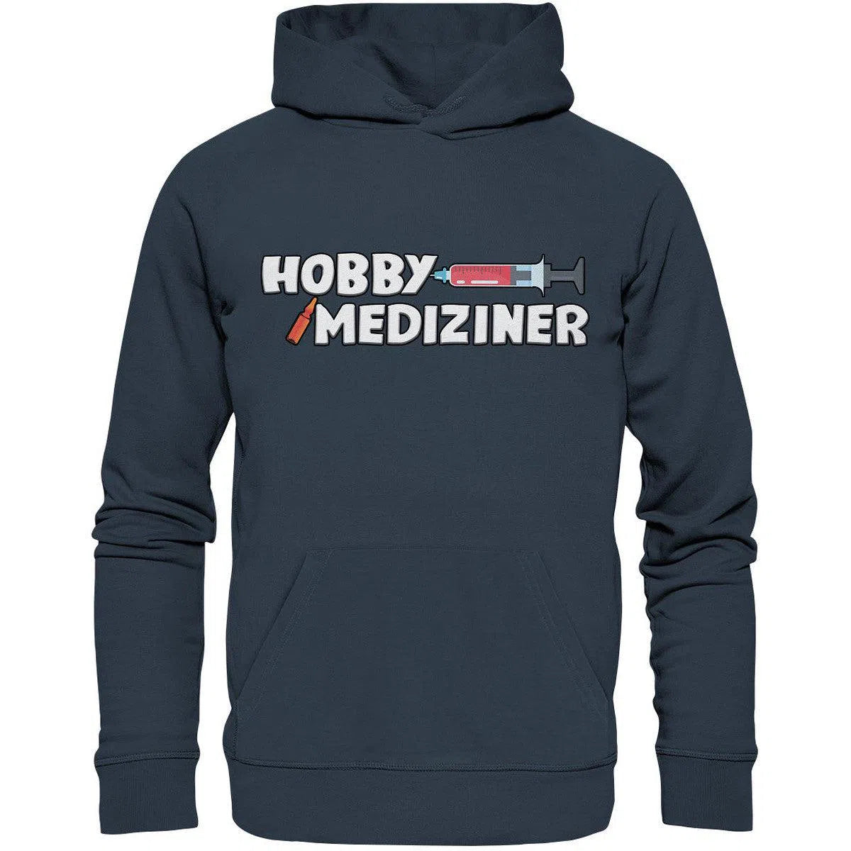 Hobby Mediziner Hoodie-Hoodies-Maniac-Sports-India Ink Grey-XS-Maniac-Sports