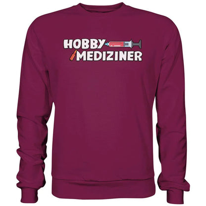 Hobby Mediziner Sweatshirt-Sweatshirts-Maniac-Sports-Burgundy-XS-Maniac-Sports