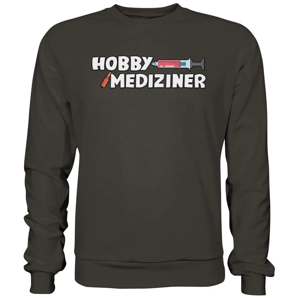 Hobby Mediziner Sweatshirt-Sweatshirts-Maniac-Sports-Storm Grey (Solid)-XS-Maniac-Sports