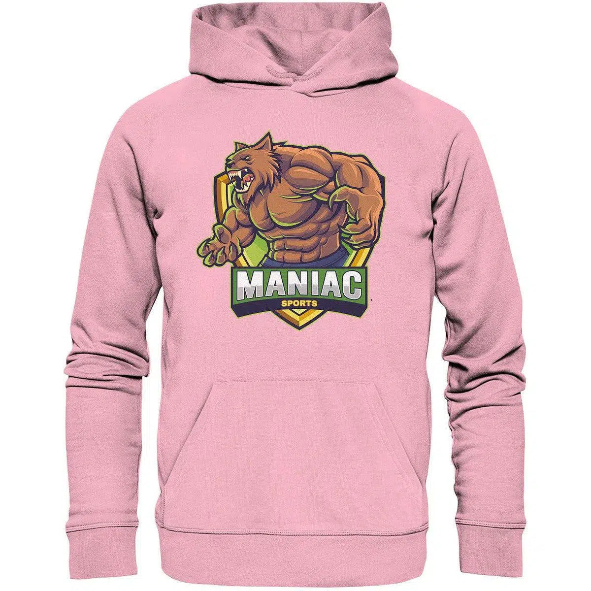 Hoodie-Hoodies-maniac-sports-Cotton Pink-XS-Maniac-Sports