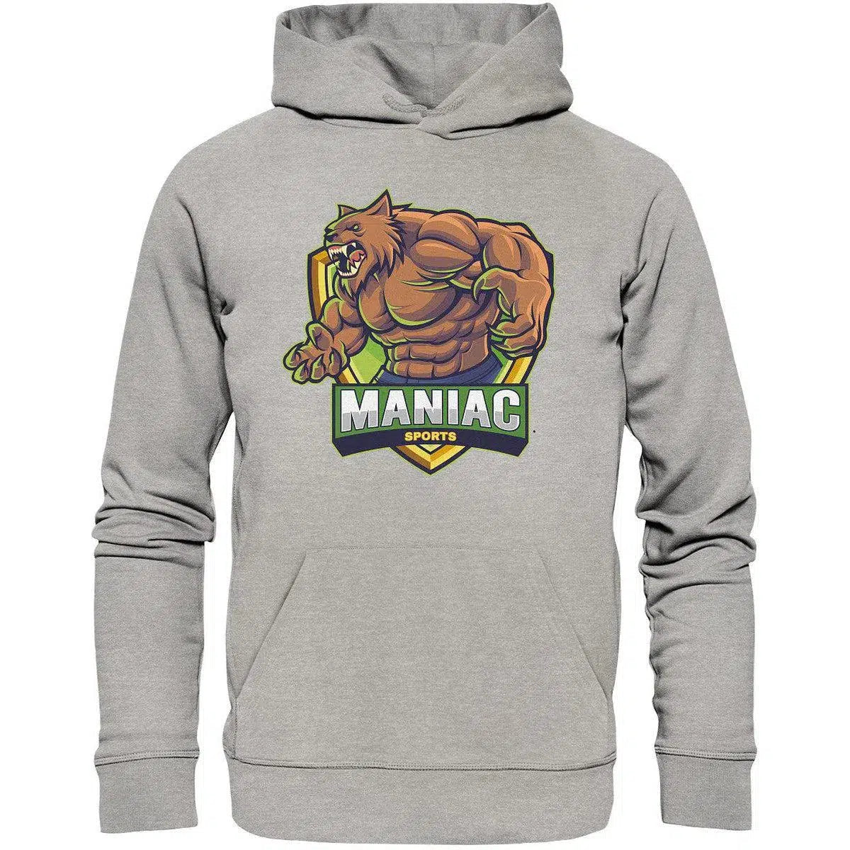 Hoodie-Hoodies-maniac-sports-Heather Grey-XS-Maniac-Sports