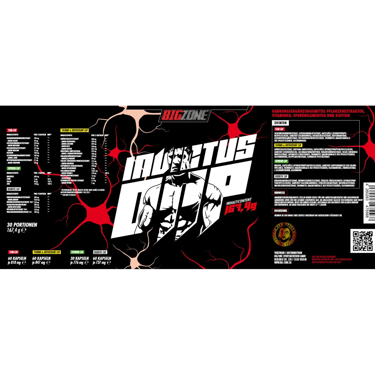 Invictus DNP 30Packs-Mineralstoffe-Big Zone-Maniac-Sports