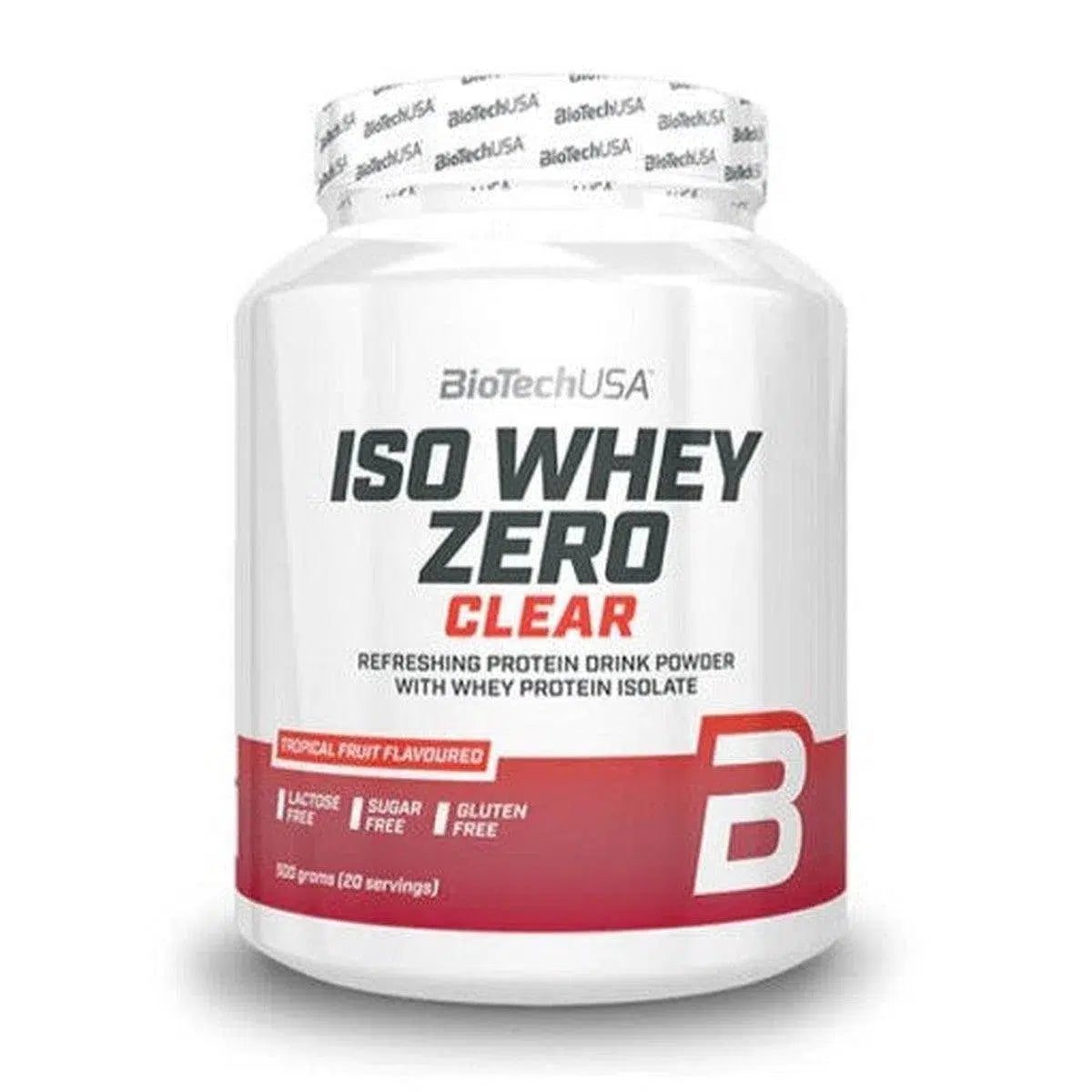 Iso Whey Zero Clear 500g-Clear Protein-BioTech USA-Pirsich-Eistee-Maniac-Sports