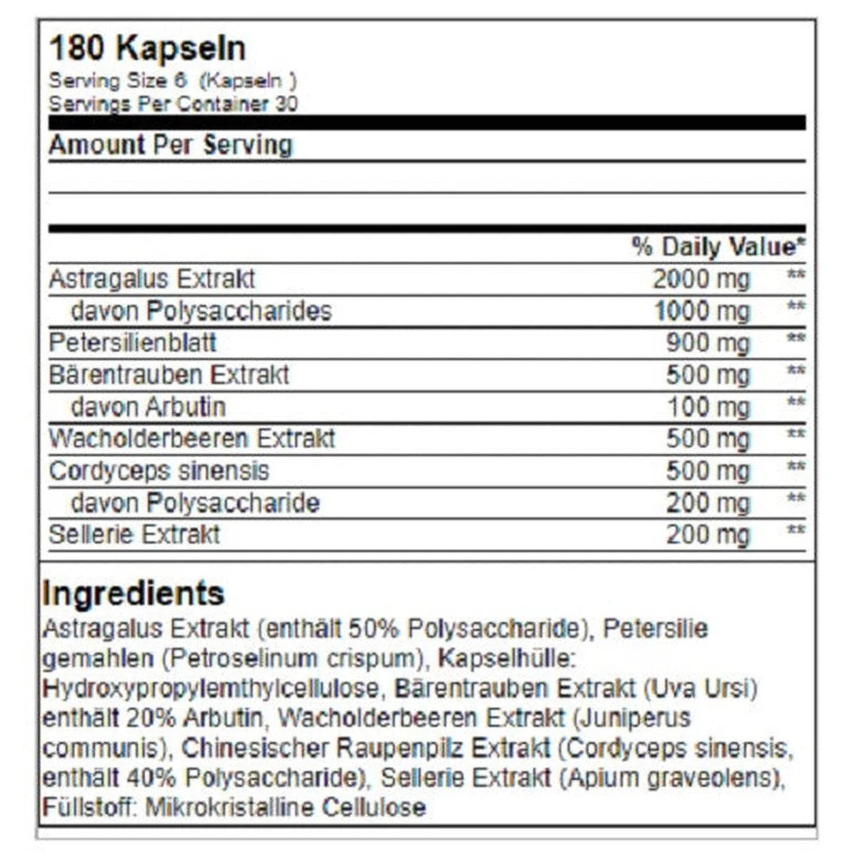 Kidney Support Complex 180 Kapsel-Mineralstoffe-GN Labaratories-Maniac-Sports
