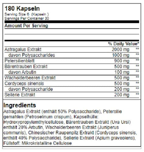 Kidney Support Complex 180 Kapsel-Mineralstoffe-GN Labaratories-Maniac-Sports