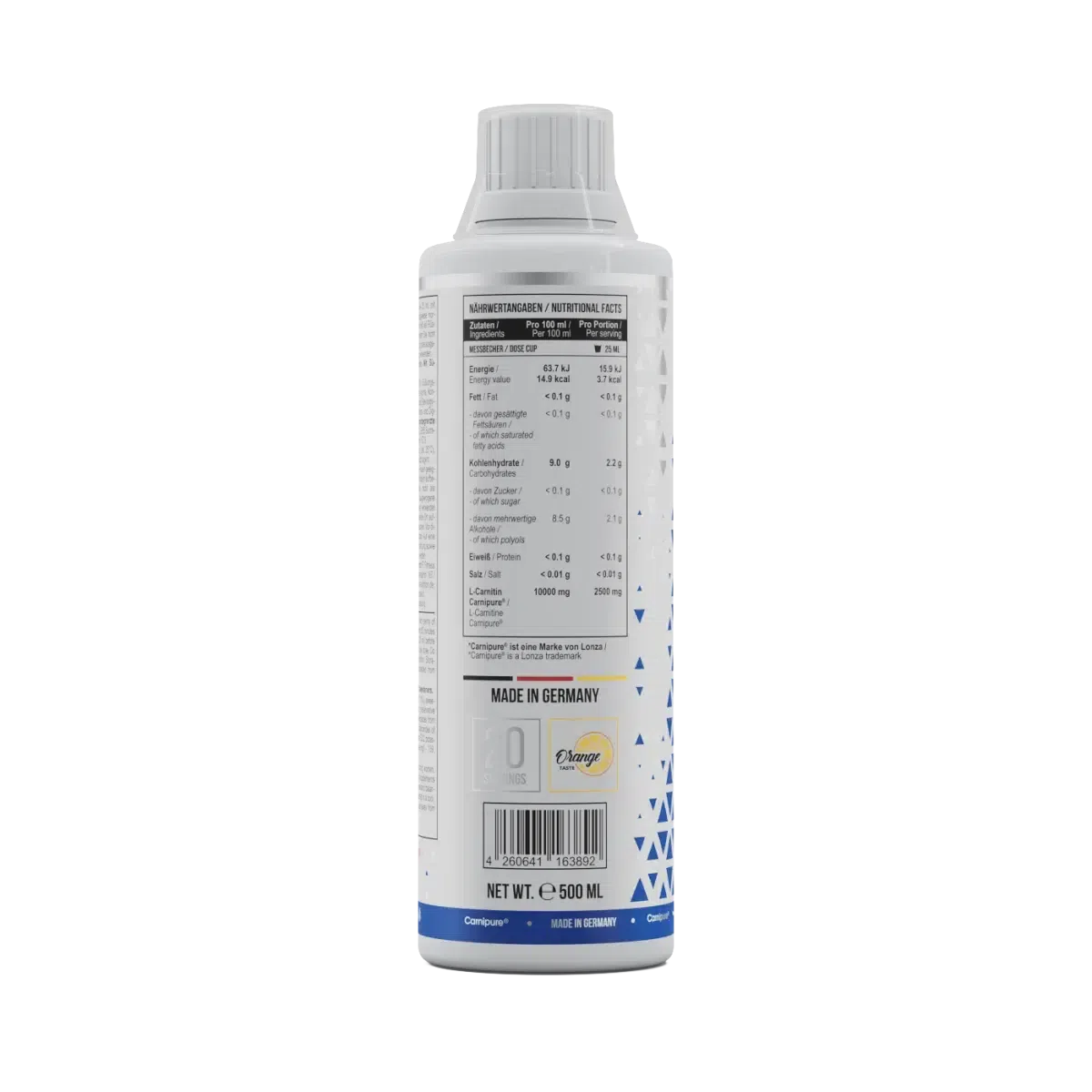 L-Carnitine Carnipure 50 000 Orange 500 ml-L-Carnitine-MST-Maniac-Sports