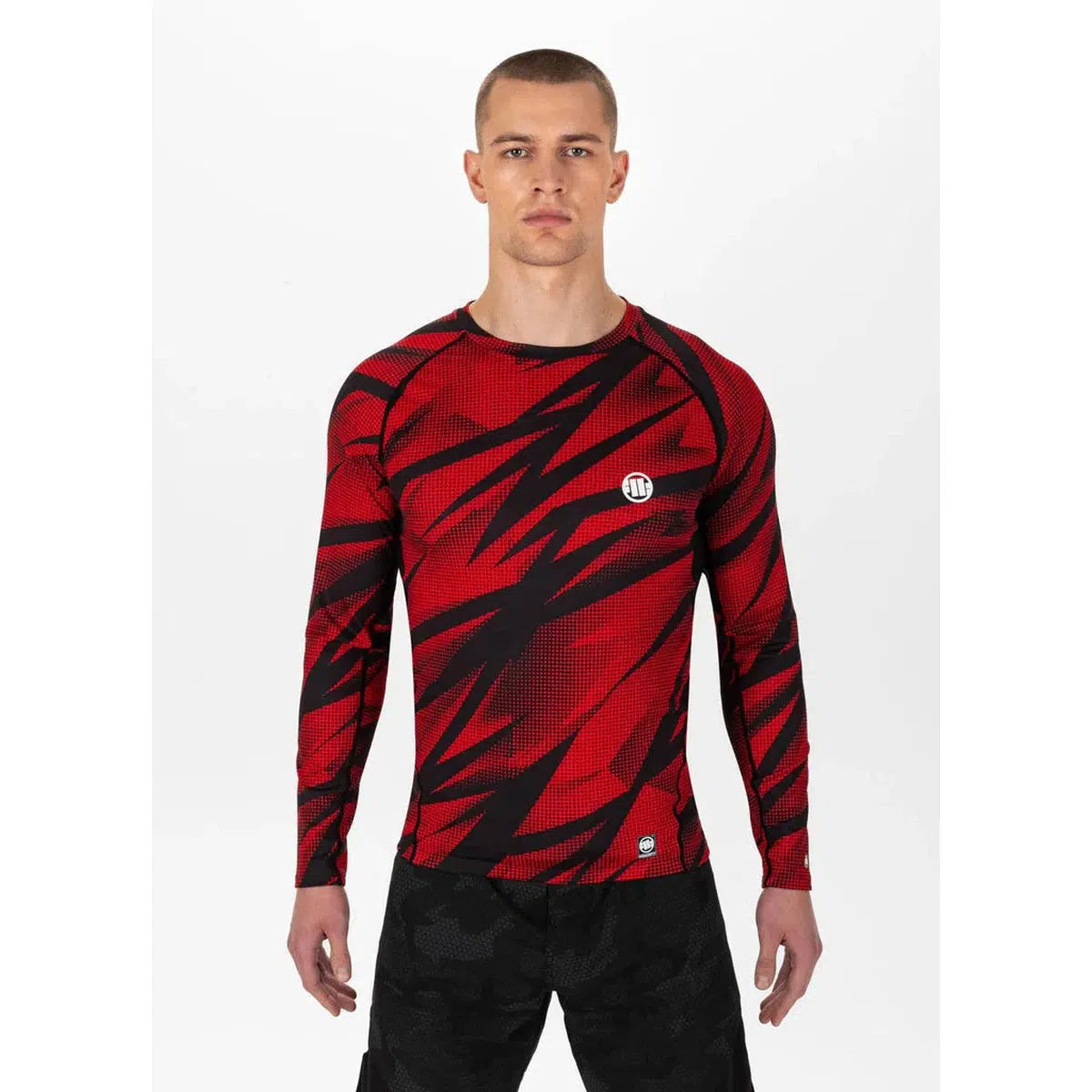 Langarmshirt Rashguard Dot Camo II-Fitness Shirt-PIT BULL WEST COAST-S-Maniac-Sports