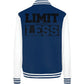 Limit less College Jacket-Jacken/ Zipper-Maniac-Sports-Navy/White-XS-Maniac-Sports