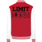 Limit less College Jacket-Jacken/ Zipper-Maniac-Sports-Red/White-XS-Maniac-Sports