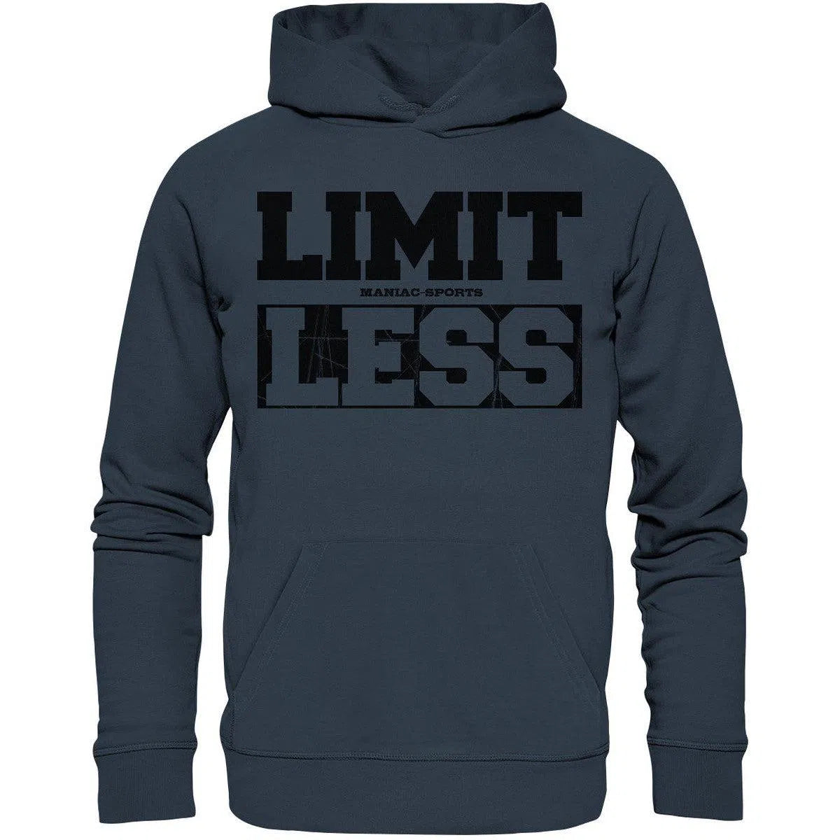 Limit less Hoodie-Hoodies-Maniac-Sports-India Ink Grey-XS-Maniac-Sports