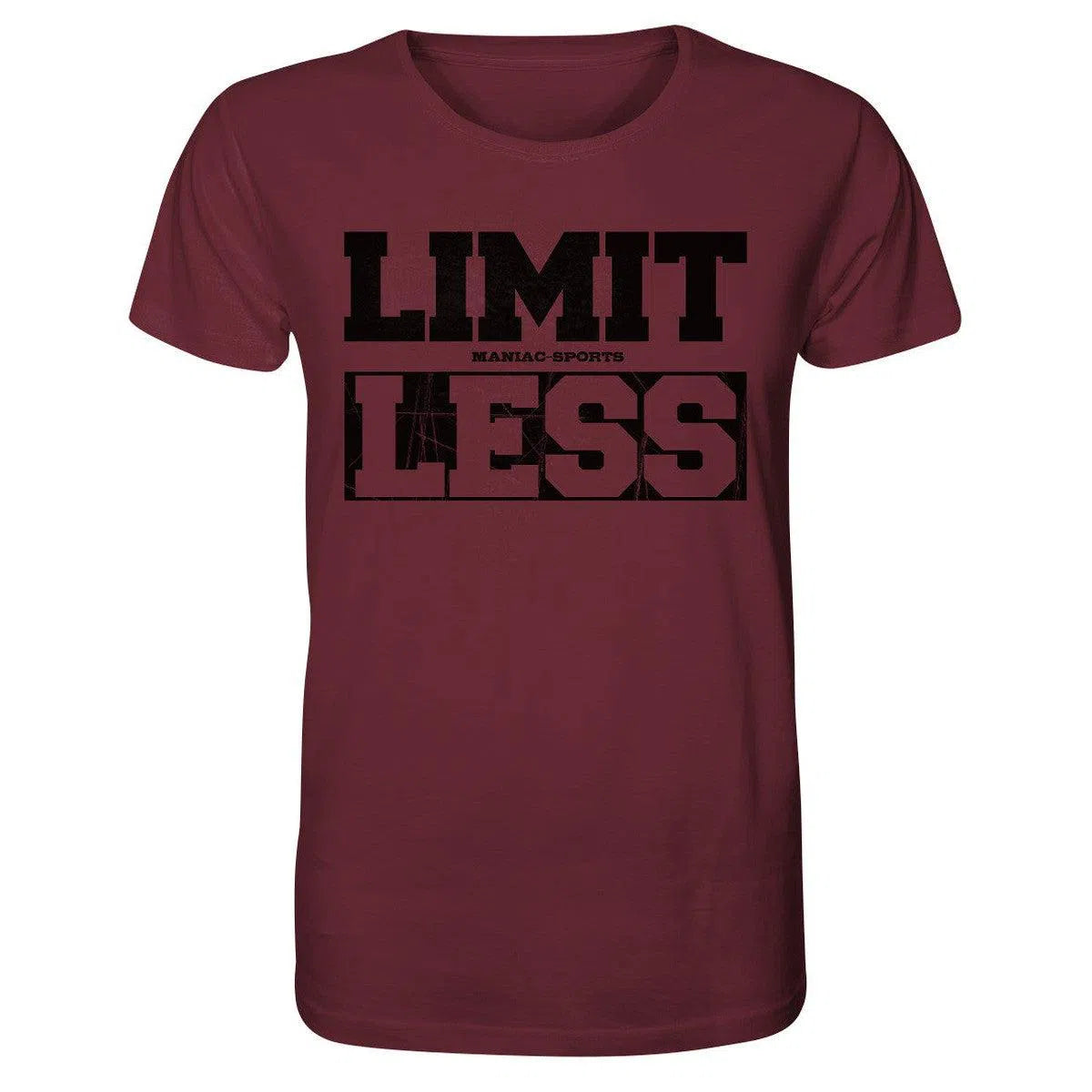 Limit less Shirt-Unisex-Shirts-Maniac-Sports-Burgundy-XS-Maniac-Sports