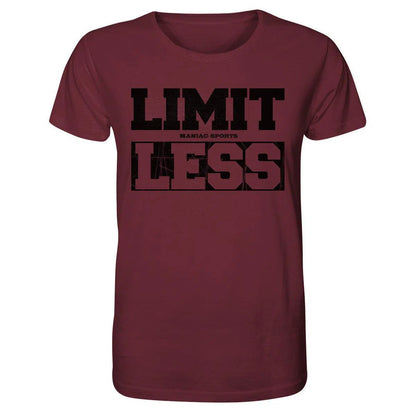 Limit less Shirt-Unisex-Shirts-Maniac-Sports-Burgundy-XS-Maniac-Sports