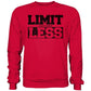 Limit less Sweatshirt-Sweatshirts-Maniac-Sports-Fire Red-XS-Maniac-Sports