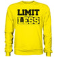 Limit less Sweatshirt-Sweatshirts-Maniac-Sports-Sun Yellow-XS-Maniac-Sports
