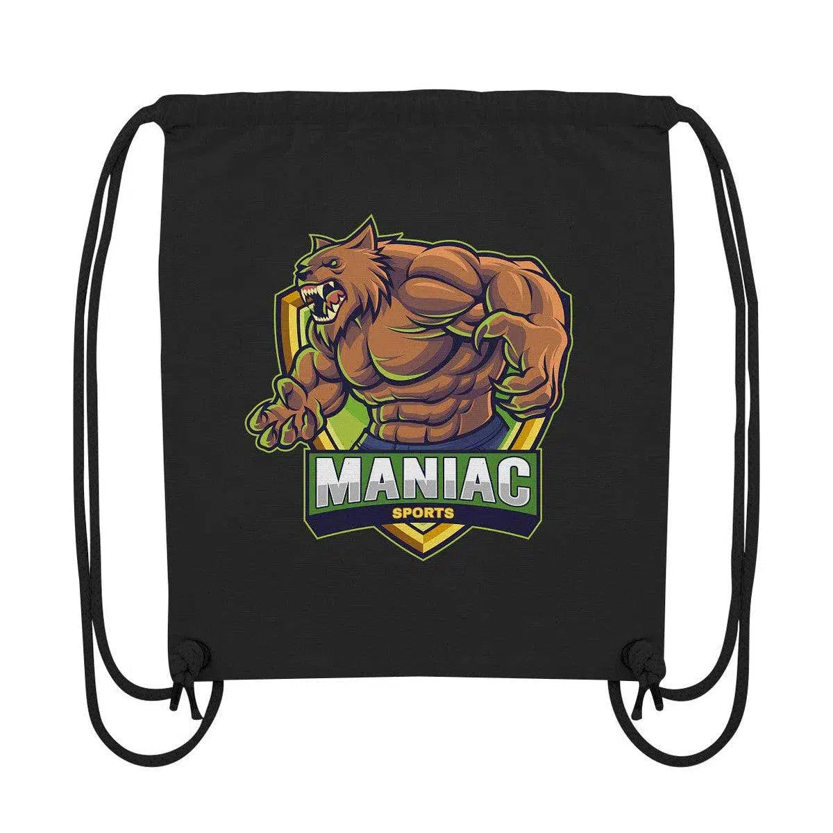 MANIAC-SPORTS Gym-Bag-Taschen-maniac-sports-Black-ca. 38x42-Maniac-Sports