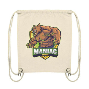 MANIAC-SPORTS Gym-Bag-Taschen-maniac-sports-Natural-ca. 38x42-Maniac-Sports