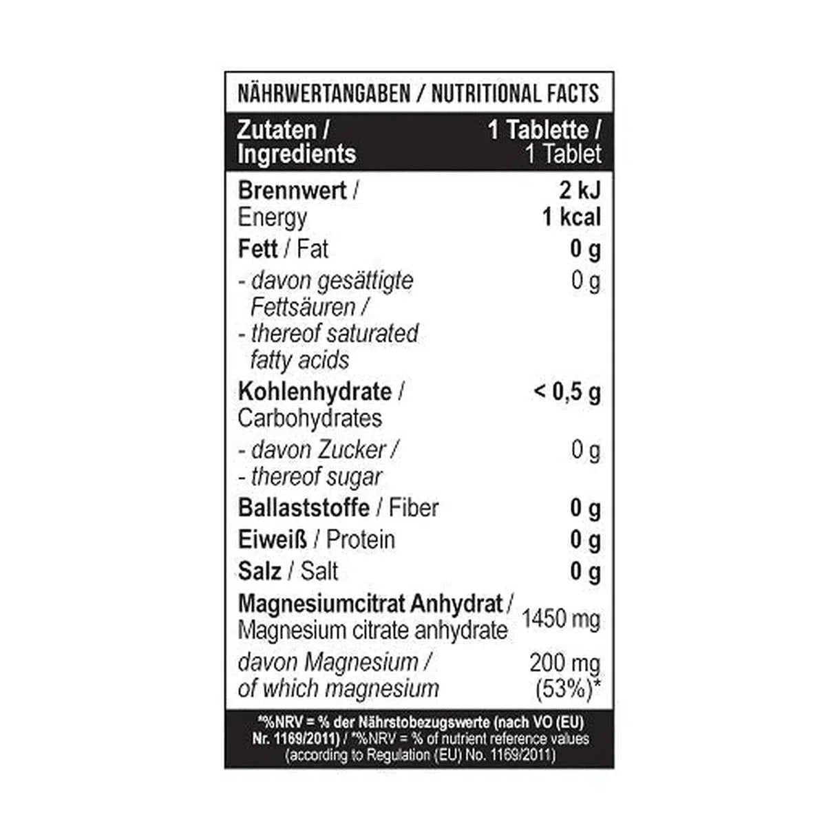Magnesium Citrat 200mg 90 Tab-Mineralstoffe-MST-Maniac-Sports