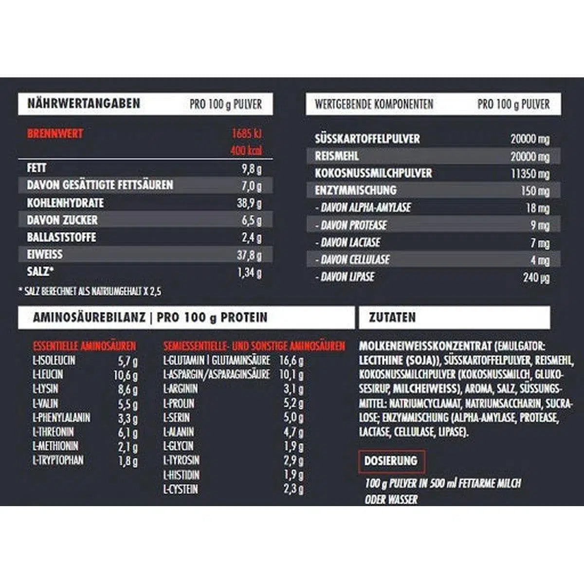Masstiff 2.0 Beutel 2000g-Weight Gainer-Big Zone-Vanille-Maniac-Sports