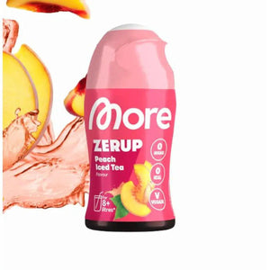 More ZERUP 65ml-Geschmackspulver-MORE NUTRITION-Peach Ice Tea-Maniac-Sports