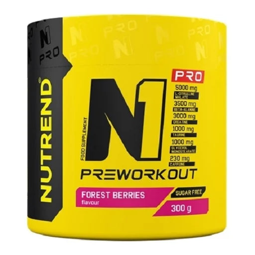 N1 Pro Preworkout 300g-Pre Workout Booster-NUTREND-Maniac-Sports