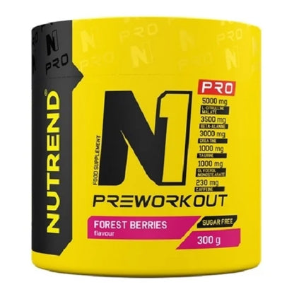 N1 Pro Preworkout 300g-Pre Workout Booster-NUTREND-Maniac-Sports