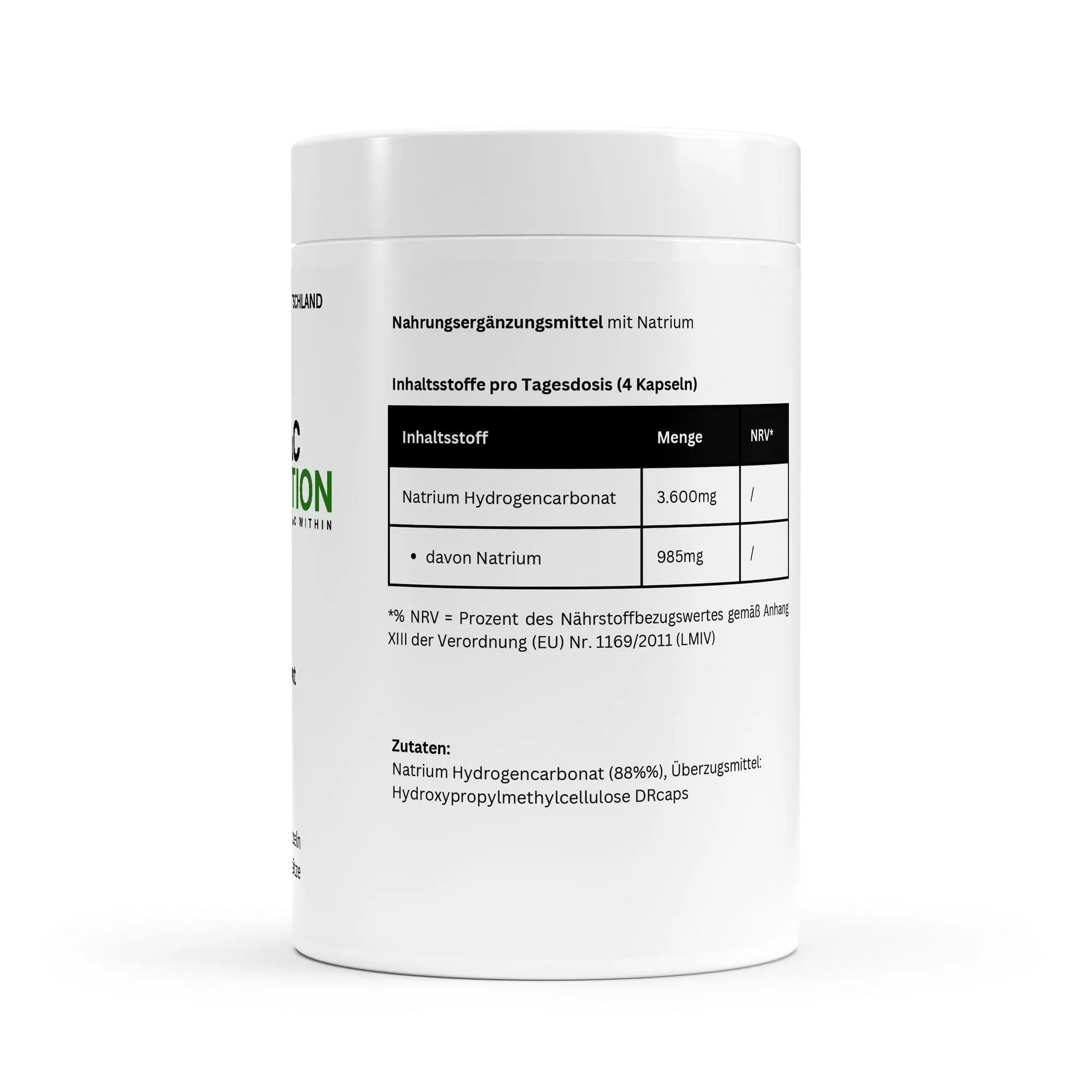 Natron Magensaftresistent 120 Kapseln-Mineralstoffe-Maniac Nutrition-Maniac-Sports