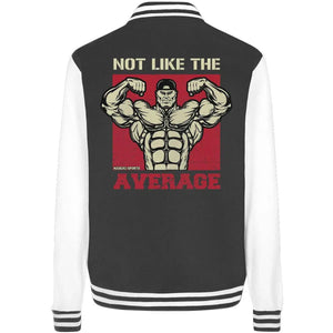 Not like the Average College Jacket-Jacken/ Zipper-maniac-sports-Black/White-XS-Maniac-Sports