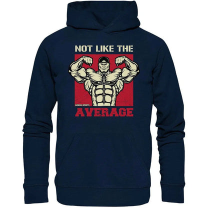 Not like the Average Hoodie-Hoodies-maniac-sports-French Navy-XS-Maniac-Sports