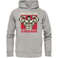 Not like the Average Hoodie-Hoodies-maniac-sports-Heather Grey-XS-Maniac-Sports
