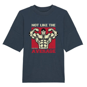 Not like the Average Oversize Shirt-Unisex-Shirts-maniac-sports-India Ink Grey-XS-Maniac-Sports