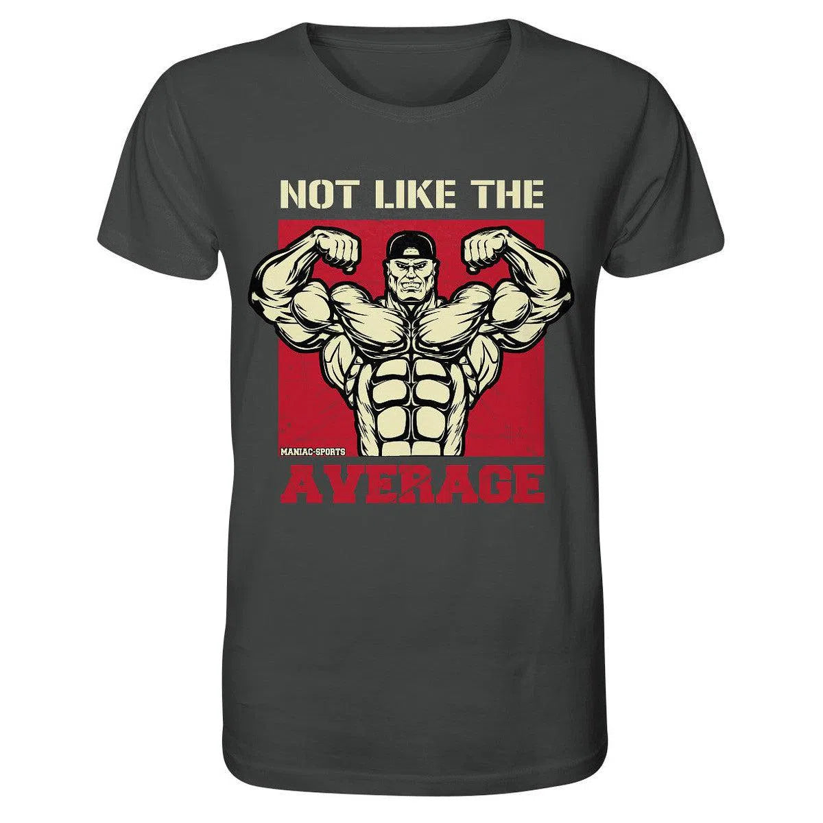Not like the Average Shirt-Unisex-Shirts-maniac-sports-Anthracite-XS-Maniac-Sports