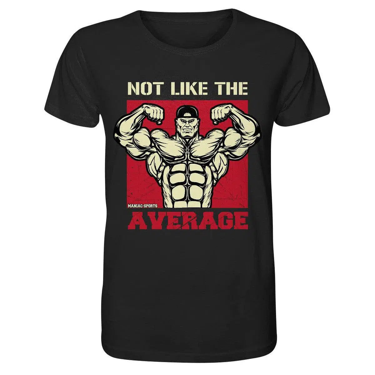 Not like the Average Shirt-Unisex-Shirts-maniac-sports-Black-XS-Maniac-Sports
