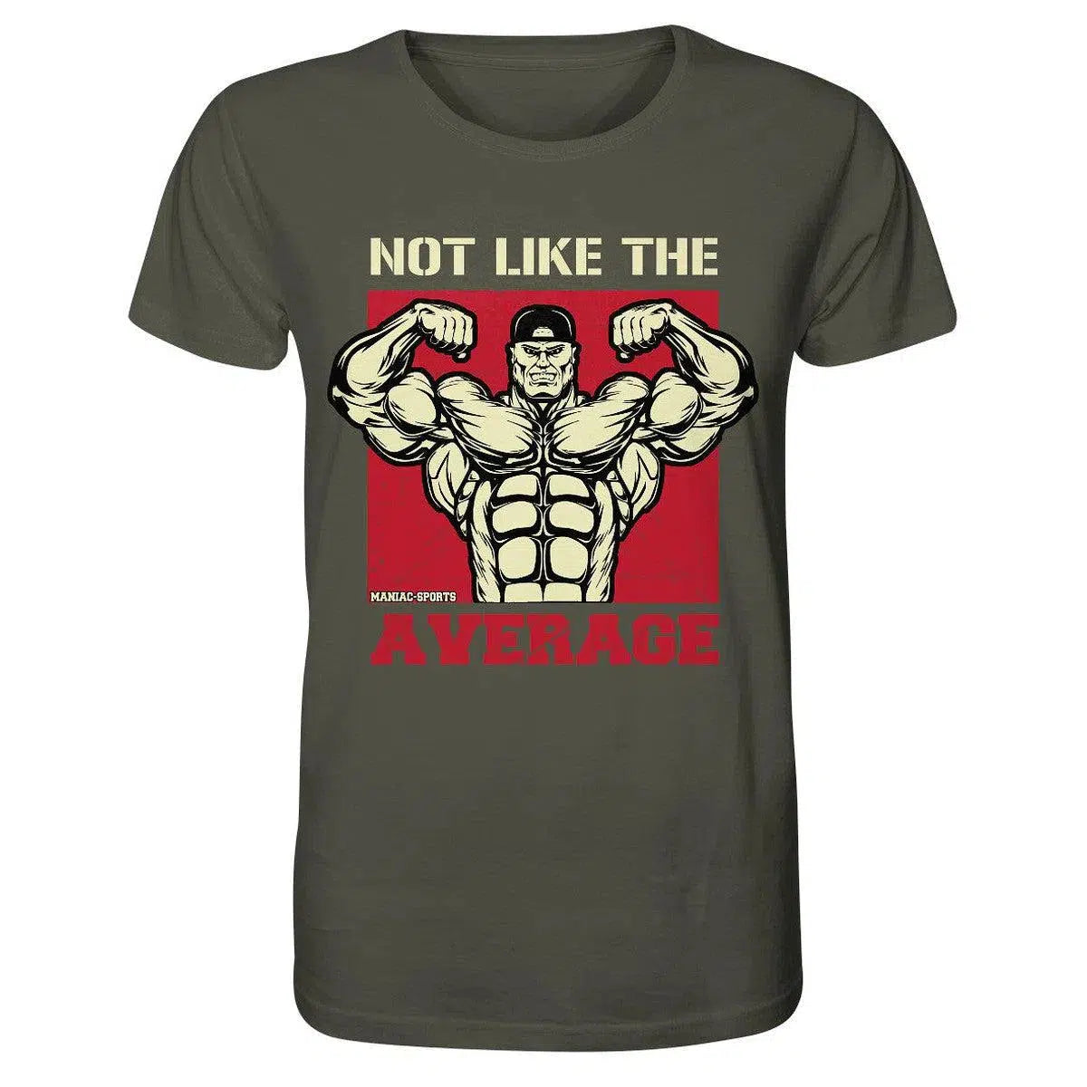 Not like the Average Shirt-Unisex-Shirts-maniac-sports-Khaki-XS-Maniac-Sports