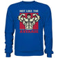 Not like the Average Sweatshirt-Sweatshirts-maniac-sports-Royal Blue-S-Maniac-Sports