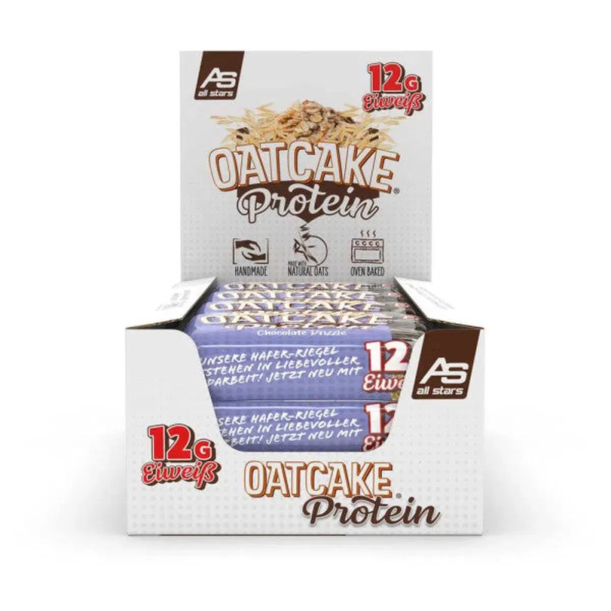 OATCAKE 12x Protein Bar-Proteinriegel-All Stars-Chocolate Caramel-Maniac-Sports