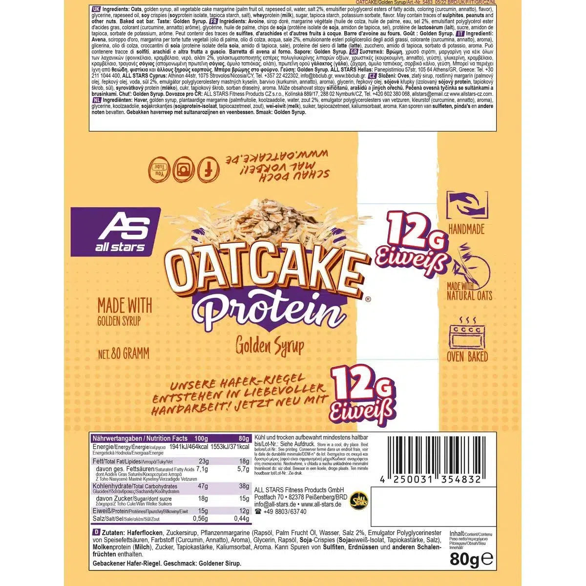 Oatcake Protein Mixbox-Proteinriegel-All Stars-Maniac-Sports