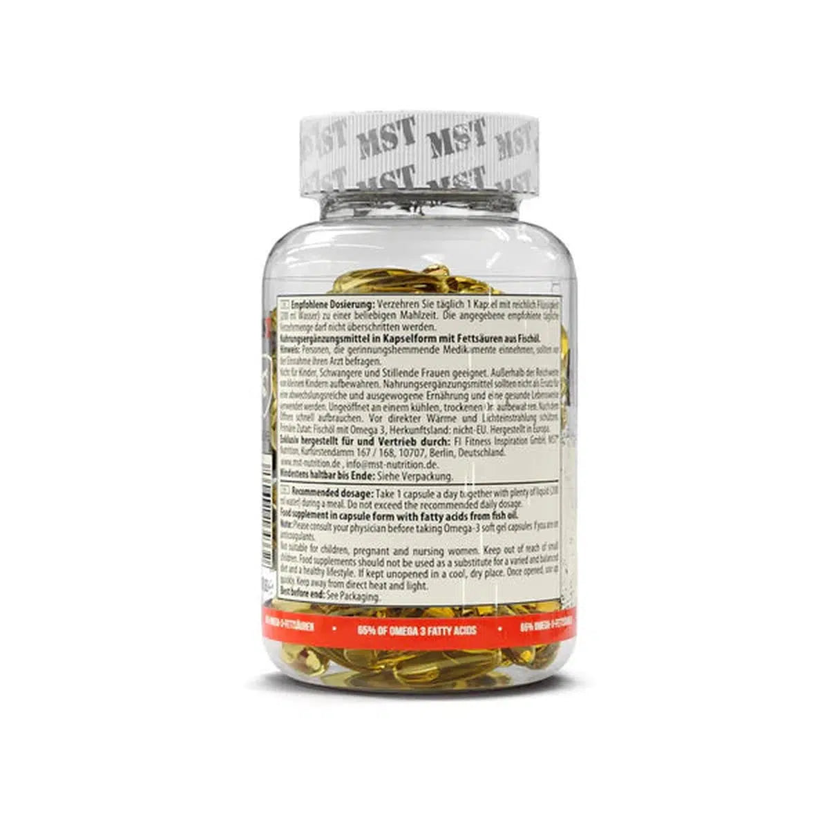 Omega 3 Selected 120 Kapseln-Omega 3-MST-Maniac-Sports