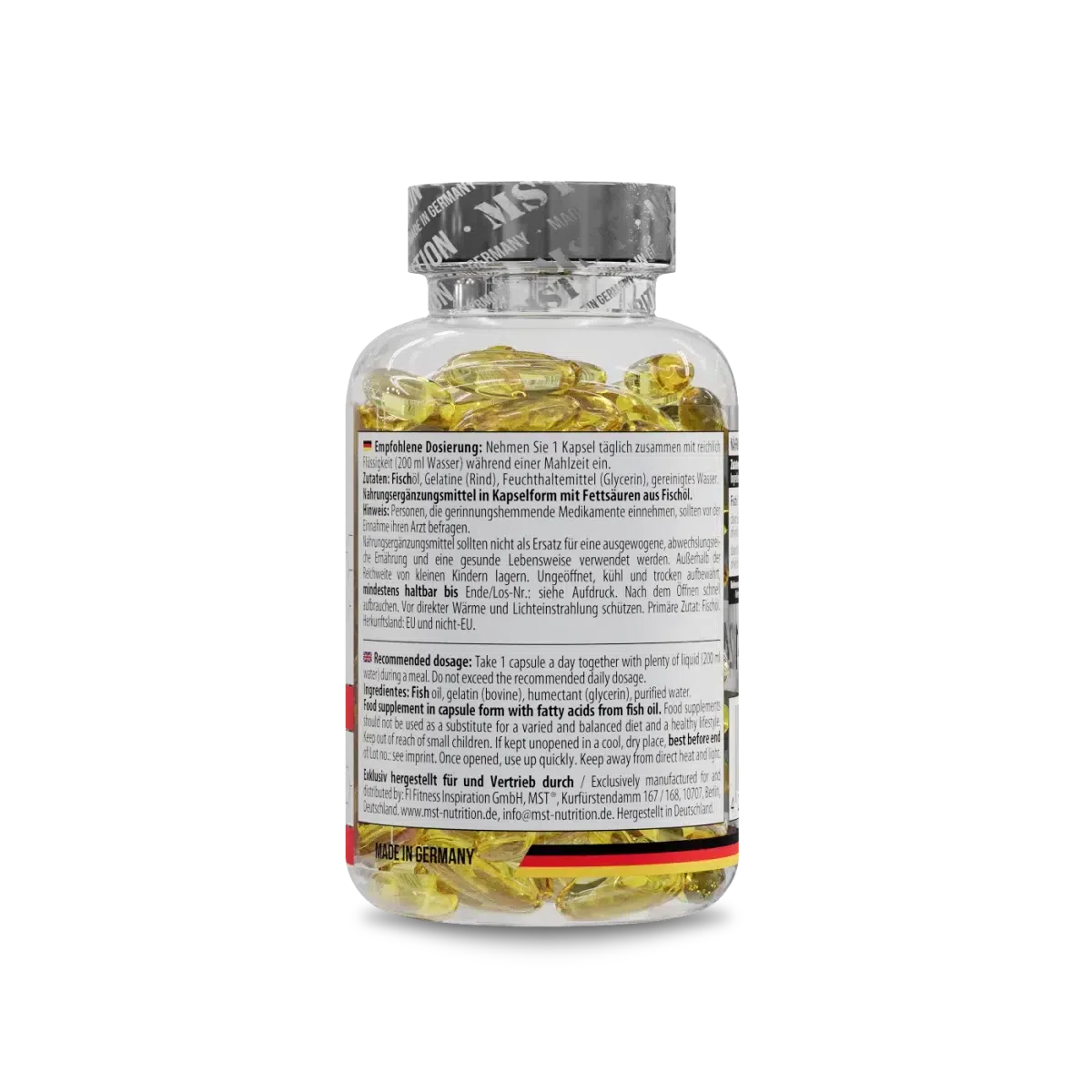 Omega 3 Triglyceride 90 Kapseln-Omega 3-MST-Maniac-Sports