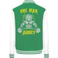 One Man Army College Jacket-Jacken/ Zipper-maniac-sports-Green/White-XS-Maniac-Sports