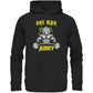 One Man Army Hoodie-Hoodies-maniac-sports-Black-XS-Maniac-Sports