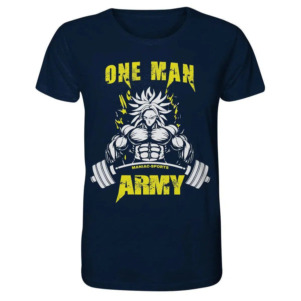 One Man Army Shirt-Unisex-Shirts-maniac-sports-French Navy-XS-Maniac-Sports