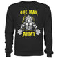 One Man Army Sweatshirt-Sweatshirts-maniac-sports-Jet Black-S-Maniac-Sports