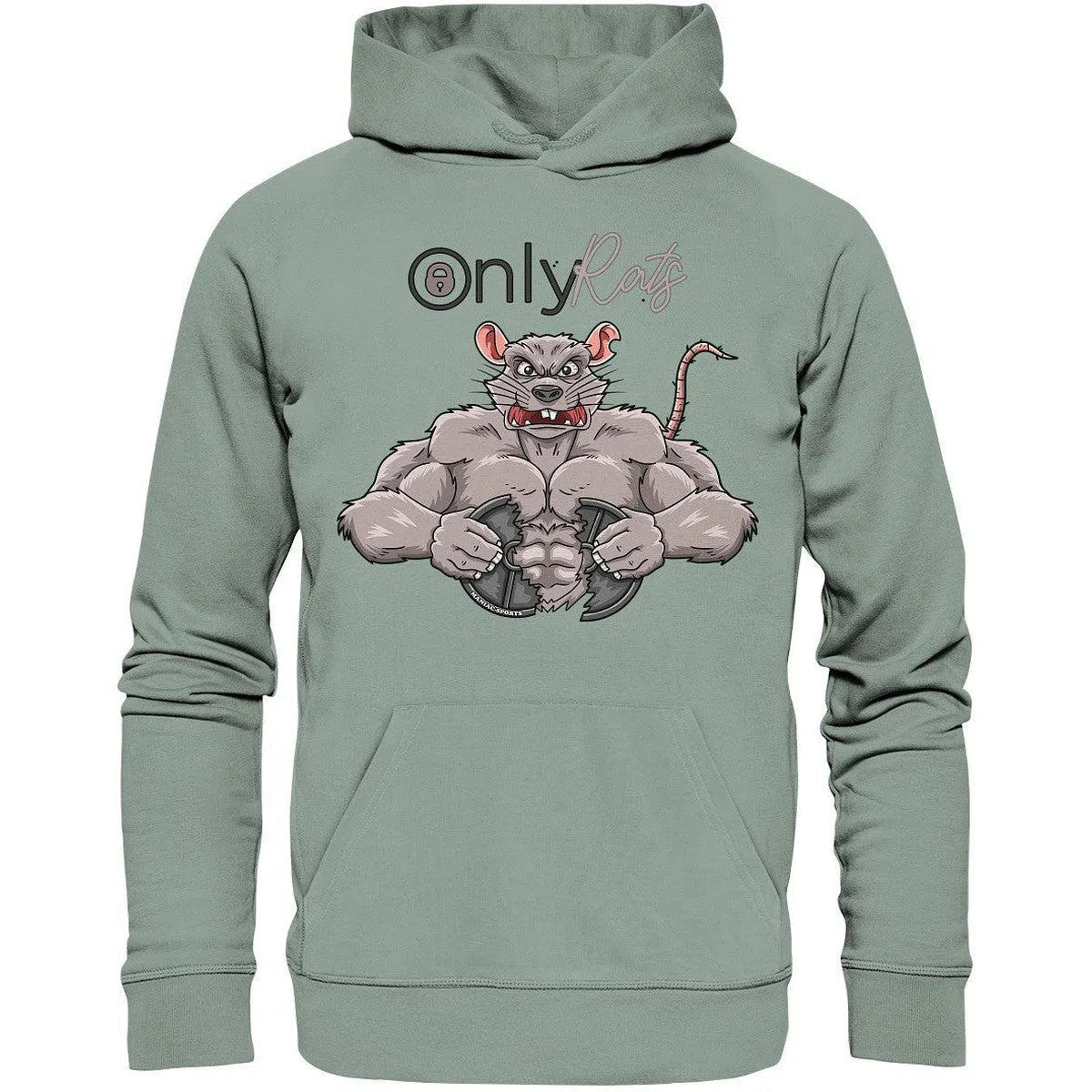 Only Rats Hoodie-Hoodies-Maniac-Sports-Aloe-XS-Maniac-Sports